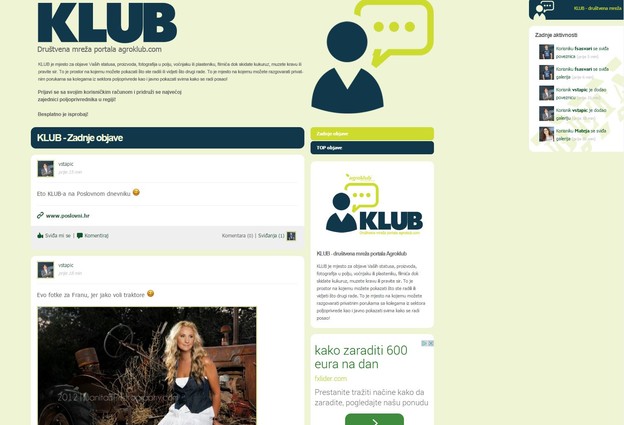 Pokrenut hrvatski Facebook za poljoprivrednike Pokrenut hrvatski Facebook za poljoprivrednike