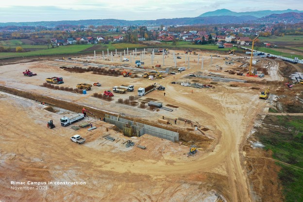 Timelapse video: Gradnja Rimac Kampusa Timelapse video: Gradnja Rimac Kampusa