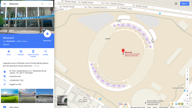 Google Maps nudi posjetu olimpijskim borilištima