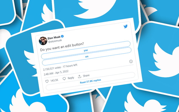 Musk pita Twitteraše hoće li edit gumb Musk pita Twitteraše hoće li edit gumb