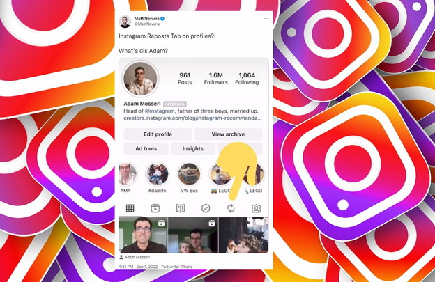 Šeranje tuđih postova u vlastitim Instagram feedovima
