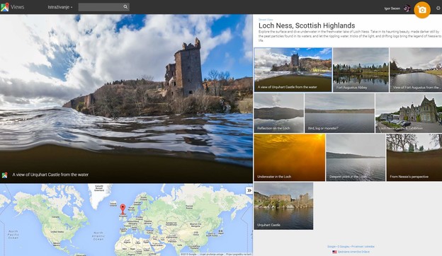 Street View vas vodi u potragu za čudovištem iz Loch Nessa