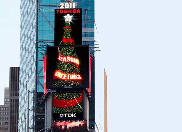 Toshibin božićni spektakl u New Yorku Toshibin božićni spektakl u New Yorku