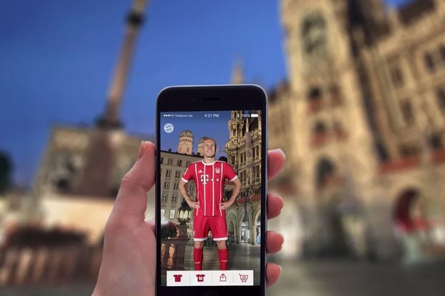 Aplikacija vam omogućuje selfije s igračima Bayerna