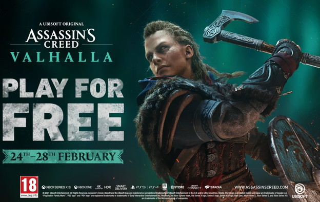 Igrajte besplatno Assassins Creed Valhalla Igrajte besplatno Assassins Creed Valhalla