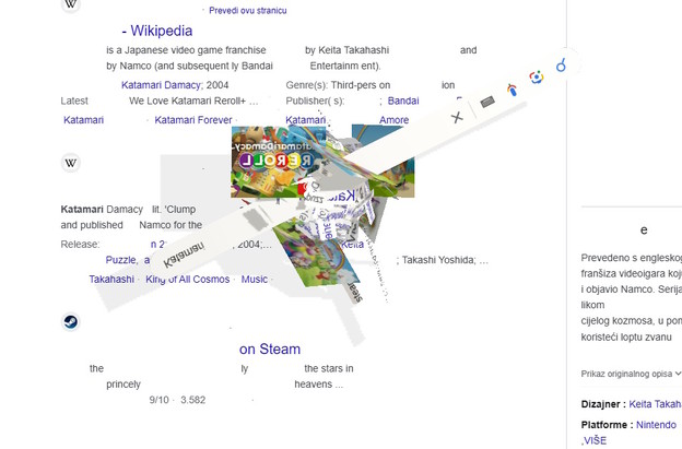 Katamari je novi Easter Egg u Googleu Katamari je novi Easter Egg u Googleu