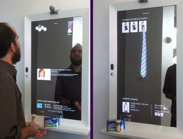 Magic Mirror: Ogledalo prikazuje vijesti i oglase Magic Mirror: Ogledalo prikazuje vijesti i oglase