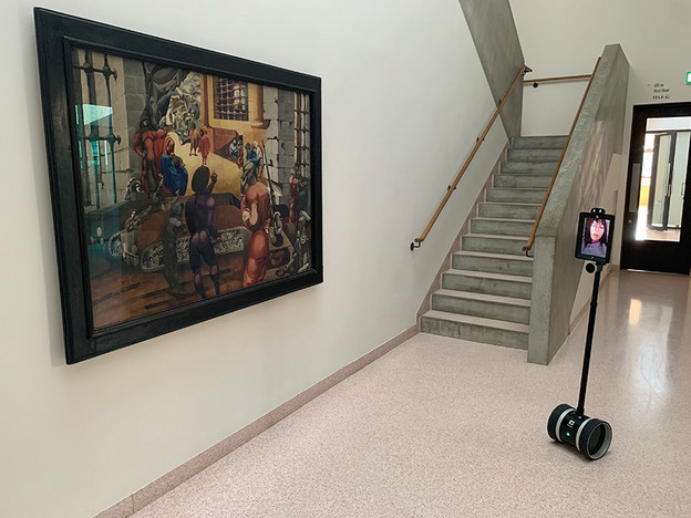 Prošećite kroz galeriju telepresence robotom