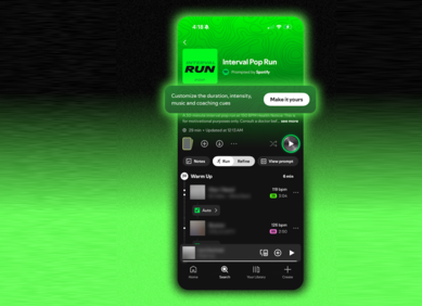 Running Mode spaja vaše trčanje s idealnom glazbom