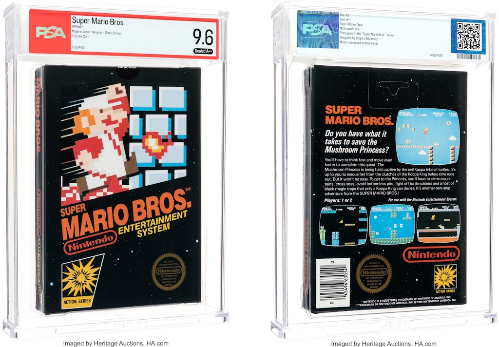 Super Mario Bros. igra prodana za 3 milijuna dolara