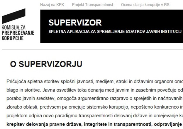 Supervizor za borbu protiv korupcije