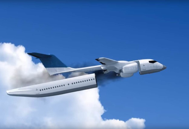 VIDEO: Avion s odvojivom kabinom za spašavanje putnika