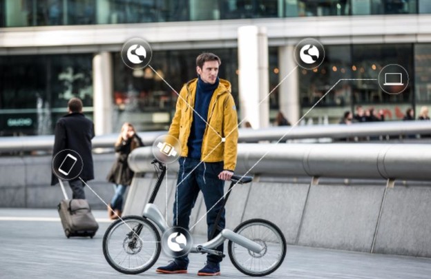 VIDEO: Električni sklopivi bicikl povezan na gadgete