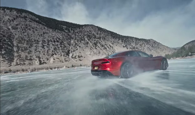 VIDEO: Električni superautomobil drifta na ledu