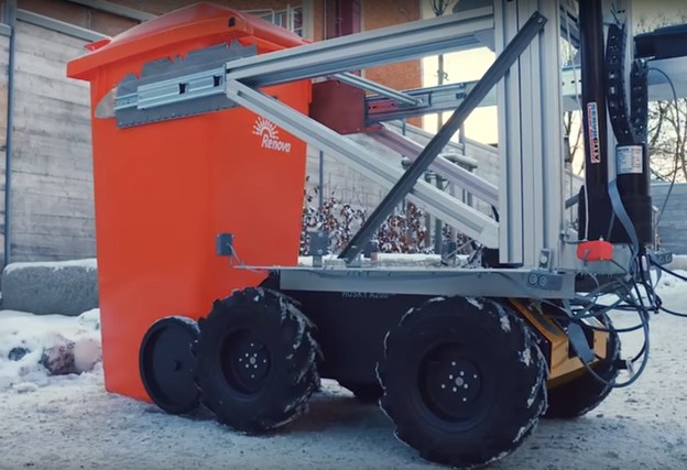 VIDEO: Volvo ima robota koji skuplja kante za smeće