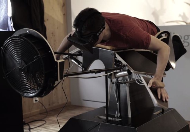 VIDEO: VR simulator ptičjeg leta za Oculus Rift
