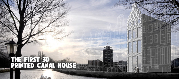 3D printana kuća uz kanal u Amsterdamu