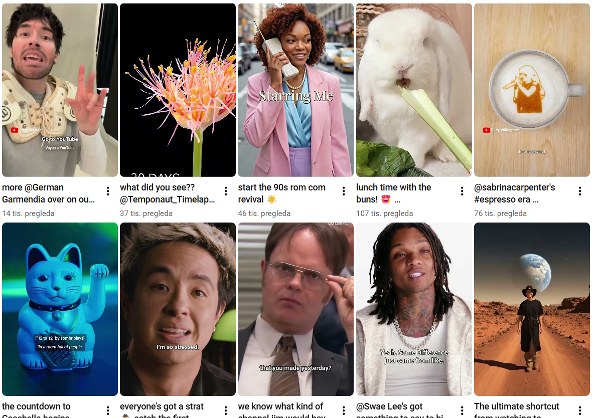 AI avatari stigli u YouTube Shorts