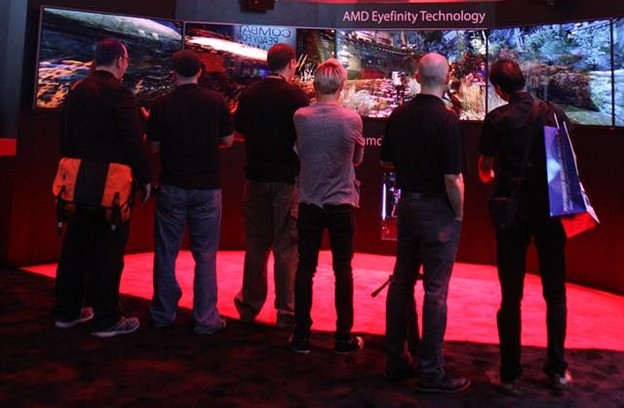 AMD: Igranje Tomb Raidera na 5 monitora