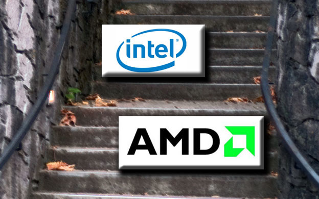 AMD pada u odnosu na Intel AMD pada u odnosu na Intel