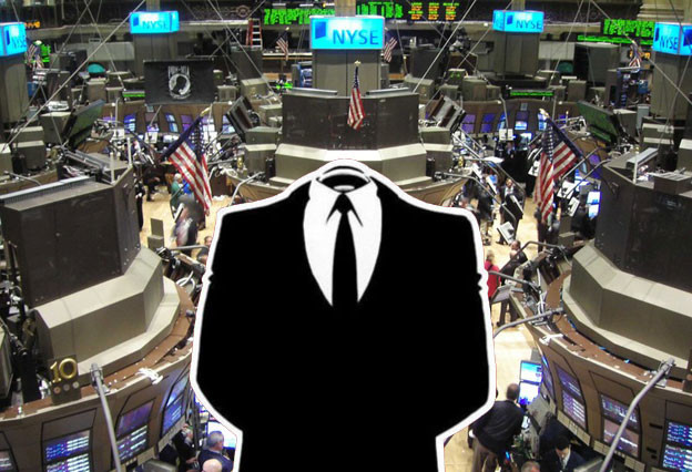 Anonimni spremaju napad na Wall Street Anonimni spremaju napad na Wall Street