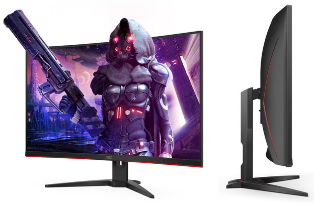 AOC - četiri zakrivljena G2 monitora za gamere - Monitori 