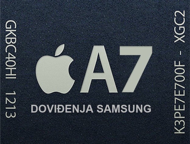 Apple dao nogu Samsungu u vezi produkcije A7 čipa