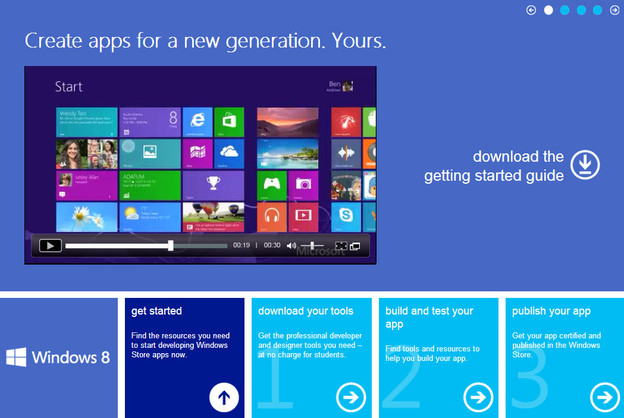 Besplatni alati za izradu Windows 8 aplikacija