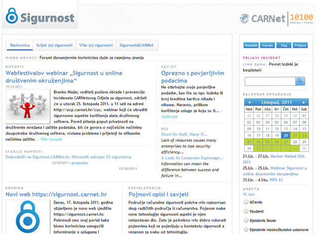 CARNetov portal za računalnu sigurnost CARNetov portal za računalnu sigurnost