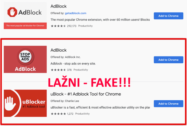 Čuvajte se lažnih Ad Blockera u Google Storeu Čuvajte se lažnih Ad Blockera u Google Storeu