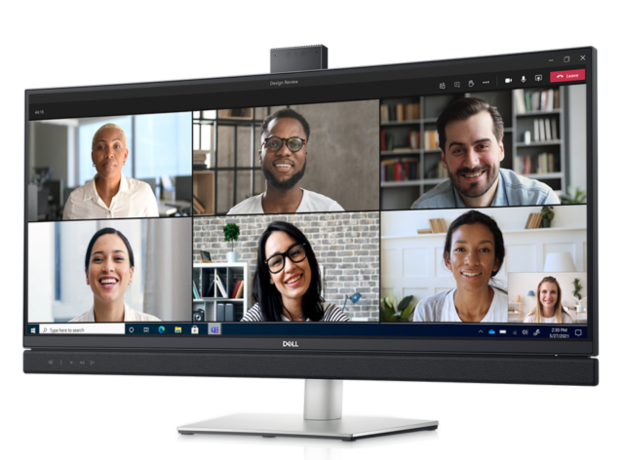 Dellovi novi monitori imaju gumb za Microsoft Teams Dellovi novi monitori imaju gumb za Microsoft Teams