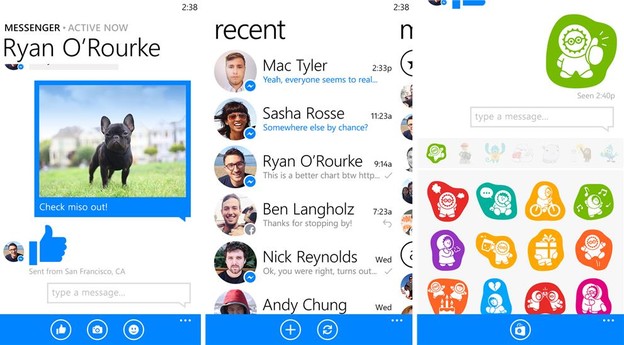DOWNLOAD: Facebook Messenger za Windows Phone