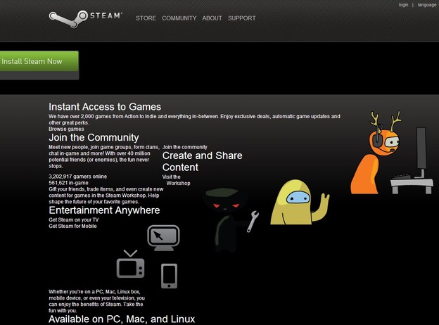 Download: Steam s podrškom za 64-bitne Linux igre 