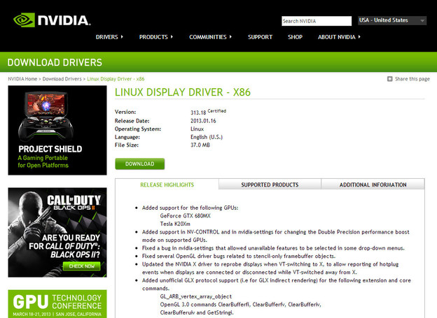 Download: Velika nadogradnja Nvidia drivera za Linux