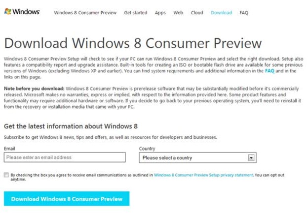 Download: Windows 8 Consumer Preview Download: Windows 8 Consumer Preview