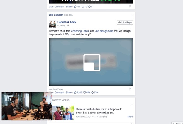 Facebook testira plutajući video player