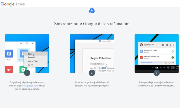 Google Drive za pohranu svih podataka s vašeg računala