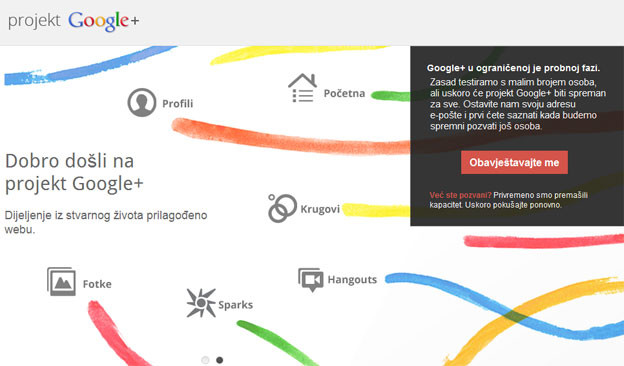 Google+ želi postati konkurencija Facebooku Google+ želi postati konkurencija Facebooku