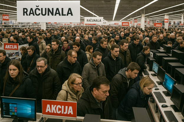 Isporuke PC računala rastu zbog panike Isporuke PC računala rastu zbog panike