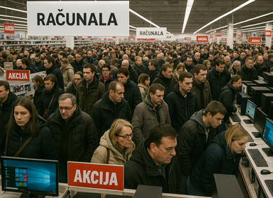 Isporuke PC računala rastu zbog panike