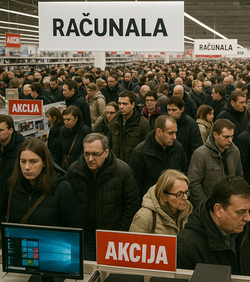 Isporuke PC računala rastu zbog panike