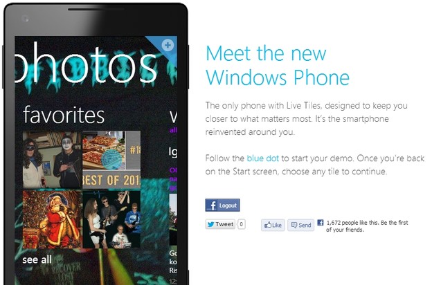 Isprobajte nadograđeni web demo Windows Phonea