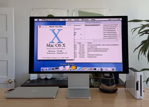 Mac OS X pokrenut na Wii konzoli