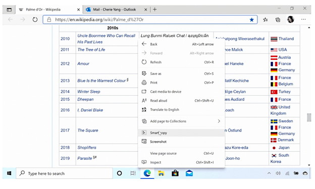 Microsoft Edge dobiva značajku Smart Copy Microsoft Edge dobiva značajku Smart Copy