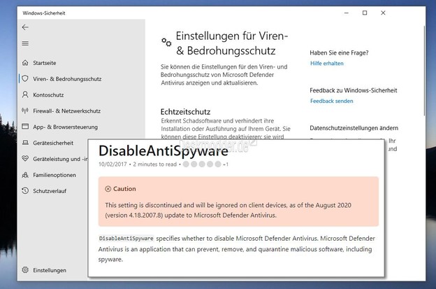 Microsoft otežava deinstalaciju antivirusa iz Windowsa 10