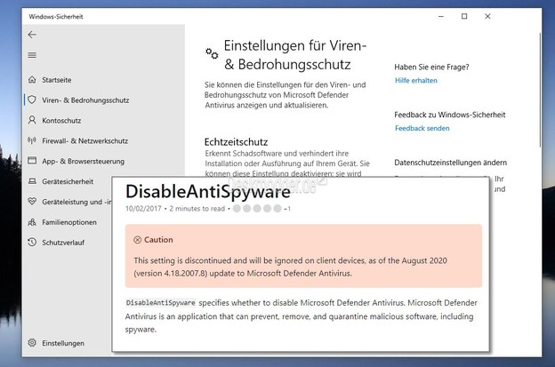 Microsoft otežava deinstalaciju antivirusa iz Windowsa 10 Microsoft otežava deinstalaciju antivirusa iz Windowsa 10