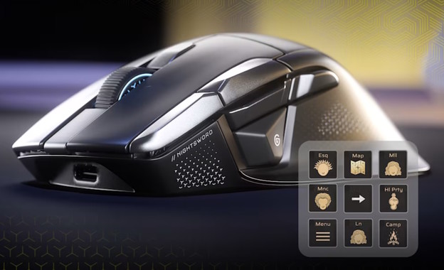 Miš s gumbom za Stream Deck
