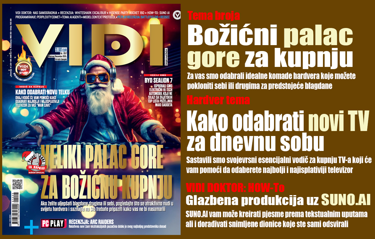 Novi broj: Božićni palac za kupnju i odabir novog TV-a