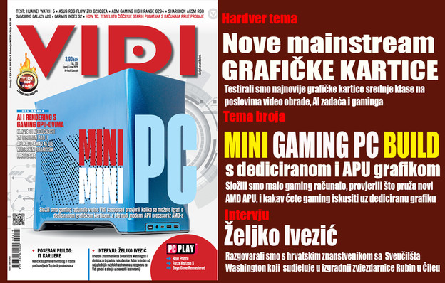 NOVI BROJ: Mini gaming PC build i test mainstream grafike NOVI BROJ: Mini gaming PC build i test mainstream grafike