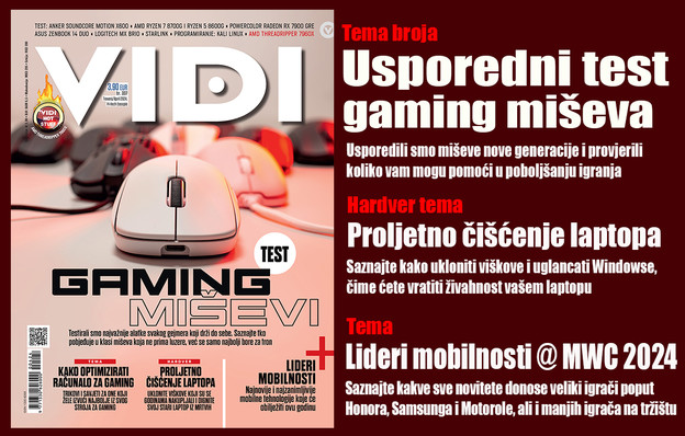 Novi broj: Usporedni test miševa i optimizacija računala Novi broj: Usporedni test miševa i optimizacija računala